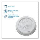Dixie Reclosable Lids, Fits 12 oz to 20 oz Dixie Cups, 10 oz to 20 oz PerfecTouch Cups, White, 100/Pack, 10 Packs/Carton