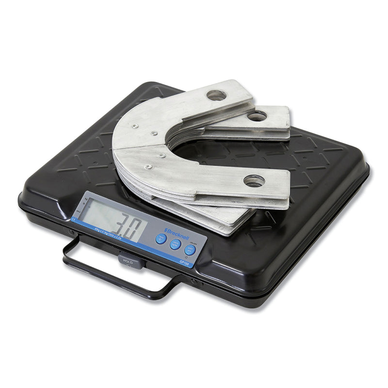 Brecknell Portable Electronic Utility Bench Scale, 100 lb Capacity, 12.5 x 10.95 x 2.2  Platform