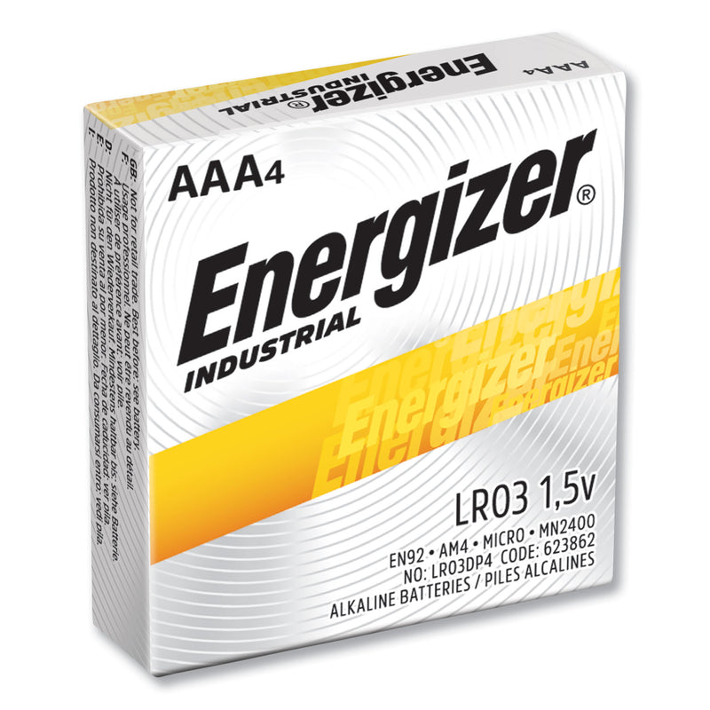 Energizer Industrial Alkaline AAA Batteries, 1.5 V, 24/Box