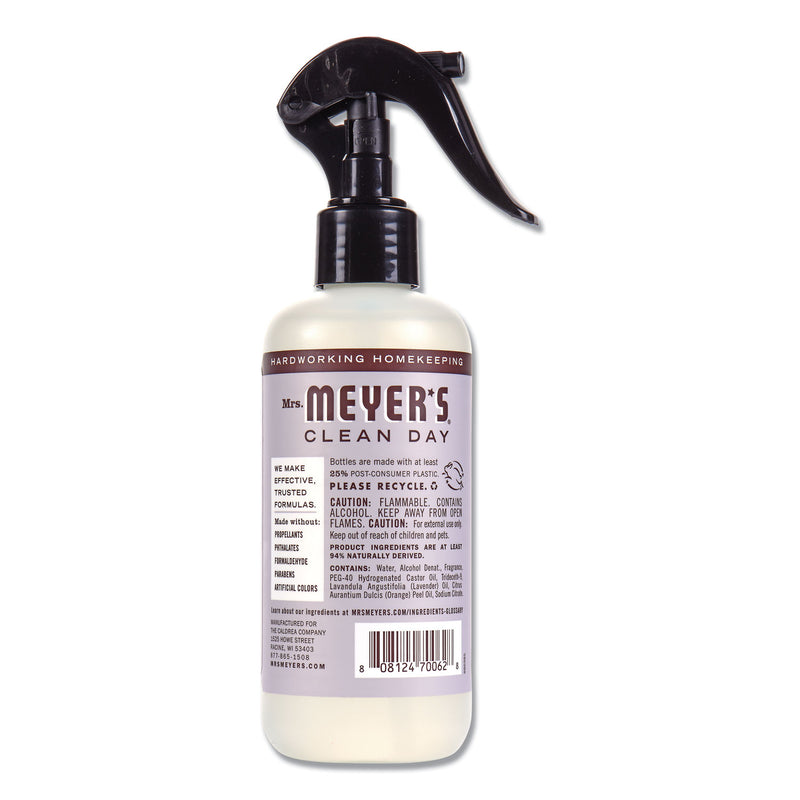 Mrs. Meyer's Clean Day Room Freshener, Lavender, 8 oz, Non-Aerosol Spray