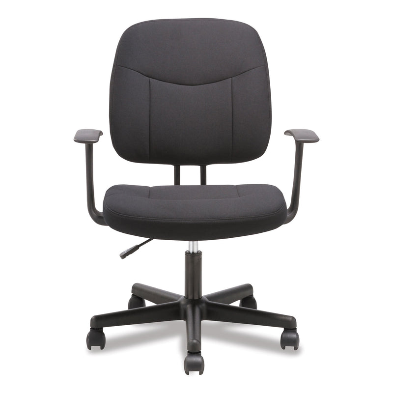 Sadie 4-Oh-Two Mid-Back Task Chair with Arms, Supports Up to 250 lb, 15.94" to 20.67" Seat Height, Black