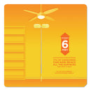 Swiffer Heavy Duty Dusters with Super Extender Handle, 6 ft Handle, 1 Handle/4 Dusters, 4/Carton