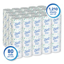 Scott Essential Standard Roll Bathroom Tissue for Business, Septic Safe, 1-Ply, White, 1,210 Sheets/Roll, 80 Rolls/Carton
