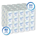 Scott Essential Standard Roll Bathroom Tissue for Business, Septic Safe, 2-Ply, White, 550 Sheets/Roll, 80/Carton