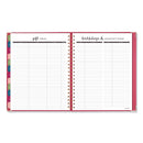 AT-A-GLANCE Harmony Weekly/Monthly Hardcover Planner, 11 x 8.5, Berry Cover, 13-Month (Jan to Jan): 2023 to 2024