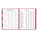 AT-A-GLANCE Harmony Weekly/Monthly Hardcover Planner, 11 x 8.5, Berry Cover, 13-Month (Jan to Jan): 2023 to 2024
