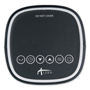 Alera Ceramic Heater Tower with Remote Control, 1,500 W, 7.17 x 7.17 x 22.95, Black