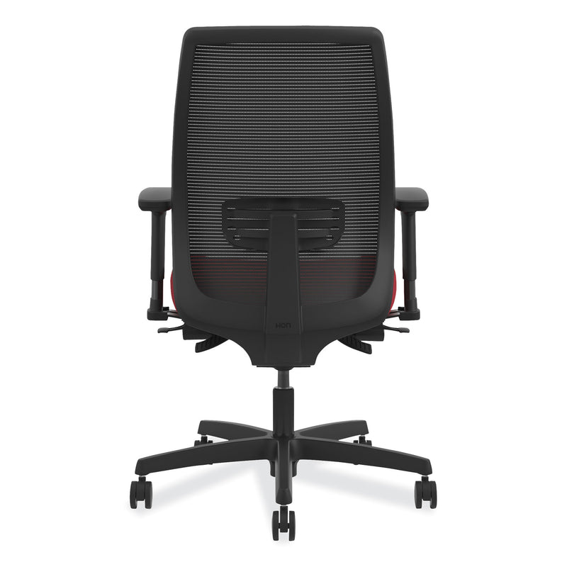 HON Endorse Mesh Mid-Back Work Chair, Supports Up to 300 lb, 17.5" to 21.75" Seat Height, Black