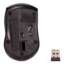 Innovera Compact Mouse, 2.4 GHz Frequency/26 ft Wireless Range, Left/Right Hand Use, Black