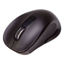 Innovera Mid-Size Wireless Optical Mouse with Micro USB, 2.4 GHz Frequency/26 ft Wireless Range, Right Hand Use, Black