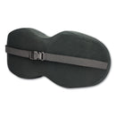 Alera Lumbar Support Memory Foam Backrest, 13.5 x 3.46 x 6.34, Black