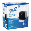 Scott Control Slimroll Manual Towel Dispenser, 12.65 x 7.18 x 13.02, Black