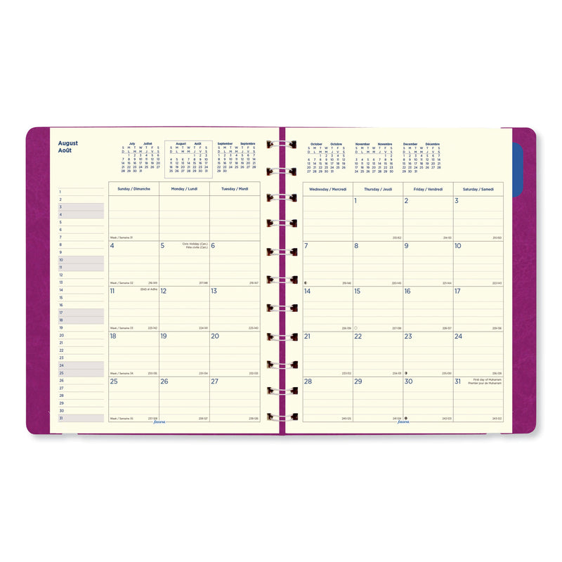Filofax Soft Touch 17-Month Planner, 10.88 x 8.5, Fuchsia Cover, 17-Month (Aug to Dec): 2022 to 2023