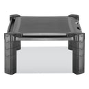 Innovera Large Monitor Stand with Cable Management, 12.99" x 17.1" x 6.6", Black, Supports 22 lbs