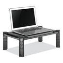 Innovera Large Monitor Stand with Cable Management, 12.99" x 17.1" x 6.6", Black, Supports 22 lbs