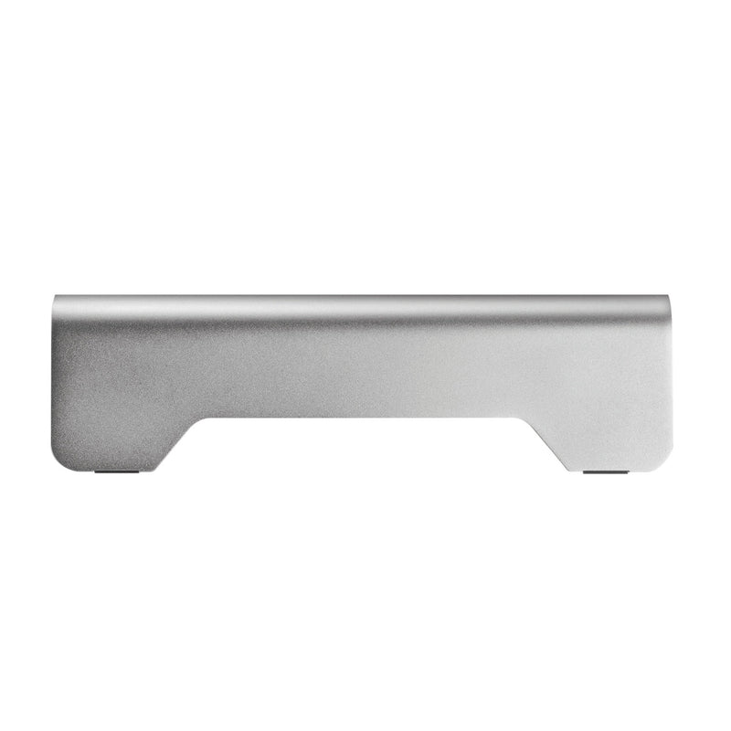 Innovera Slim Aluminum Monitor Riser, 15.75" x 8.25" x 2.5", Silver, Supports 22 lbs