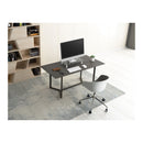 Innovera Adjustable Tempered Glass Monitor Riser, 15.75" x 9.5" x 3" to 3.5", Clear/Silver, Supports 44 lbs