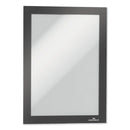 Durable DURAFRAME Magnetic Sign Holder, 5.5 x 8.5, Black Frame, 2/Pack