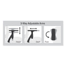 HON Lota Series Guest Side Chair, 23" x 24.75" x 34.5", Black