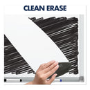 Quartet Porcelain Magnetic Whiteboard, 72 x 48, Aluminum Frame