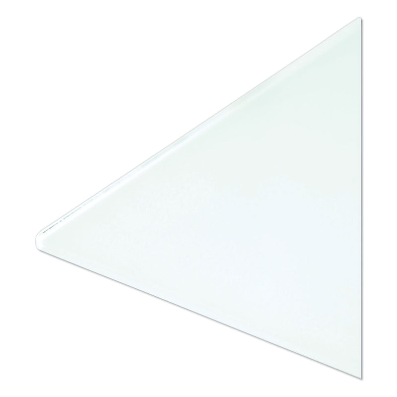 U Brands Floating Glass Dry Erase Board, 72 x 36, White