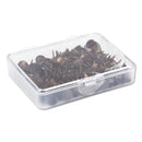 U Brands Fashion Metal Thumbtacks, Metal, Brass, 0.38", 200/Pack