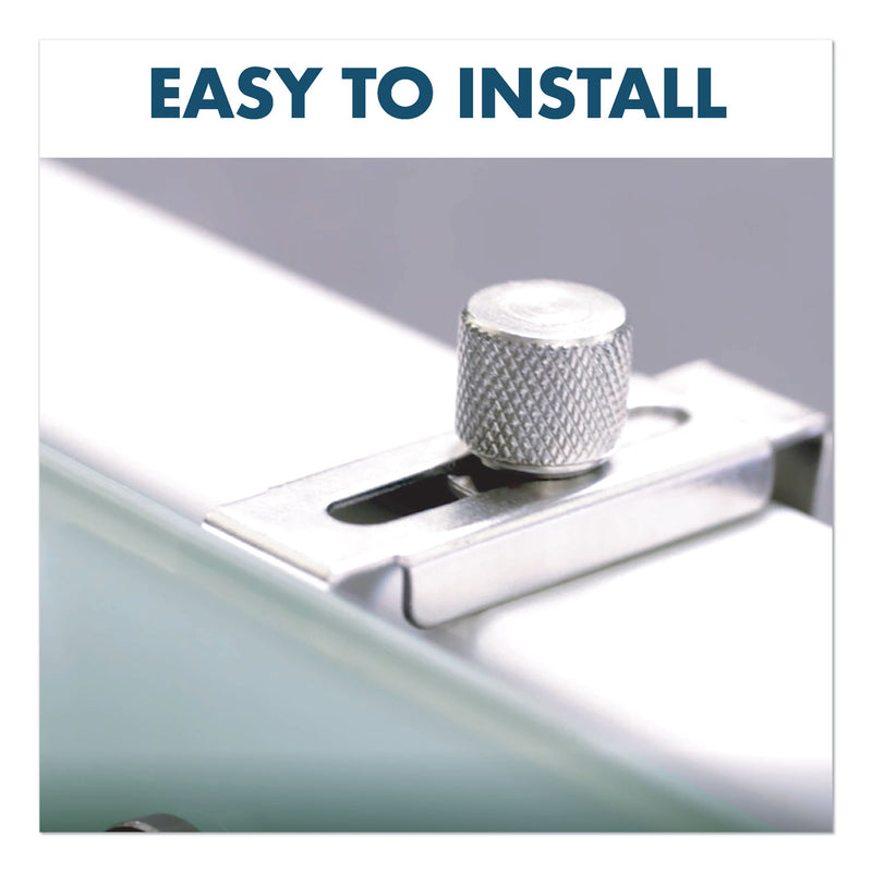 Quartet Infinity Magnetic Glass Dry Erase Cubicle Board, 18 x 30, White