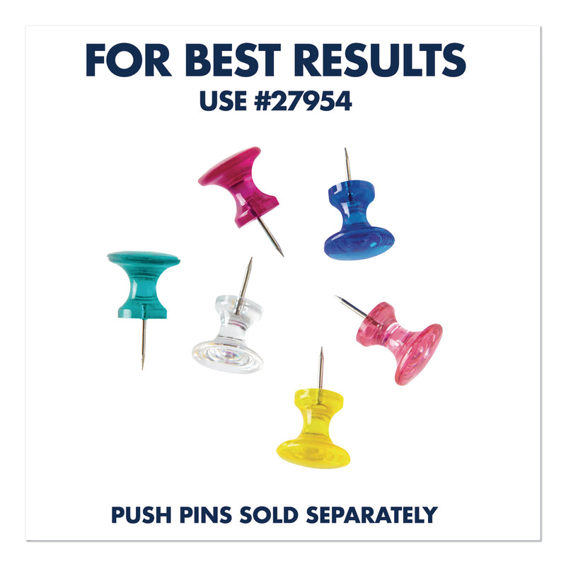 Quartet Classic Series Cork Bulletin Board, 36 x 24, Oak Finish Frame