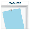 Quartet Classic Series Porcelain Magnetic Board, 72 x 48, White, Silver Aluminum Frame