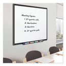 Quartet Classic Porcelain Magnetic Whiteboard, 60 x 36, Black Aluminum Frame
