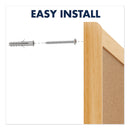 Quartet Classic Series Cork Bulletin Board, 36 x 24, Oak Finish Frame