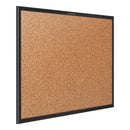 Quartet Classic Series Cork Bulletin Board, 48x36, Black Aluminum Frame