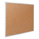 Quartet Classic Series Cork Bulletin Board, 24 x 18, Silver Aluminum Frame