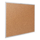 Quartet Classic Series Cork Bulletin Board, 96 x 48, Silver Aluminum Frame