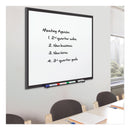 Quartet Classic Porcelain Magnetic Whiteboard, 48 x 36, Black Aluminum Frame