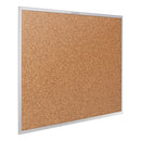 Quartet Classic Series Cork Bulletin Board, 36 x 24, Silver Aluminum Frame
