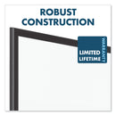 Quartet Classic Porcelain Magnetic Whiteboard, 60 x 36, Black Aluminum Frame