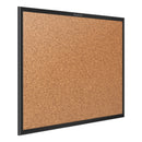 Quartet Classic Series Cork Bulletin Board, 36x24, Black Aluminum Frame