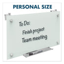 Quartet Infinity Magnetic Glass Dry Erase Cubicle Board, 18 x 30, White