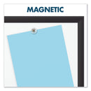 Quartet Classic Porcelain Magnetic Whiteboard, 96 x 48, Black Aluminum Frame