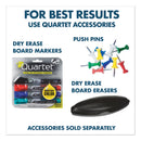 Quartet Bulletin/Dry-Erase Board, Melamine/Cork, 48 x 36, White/Brown, Oak Finish Frame
