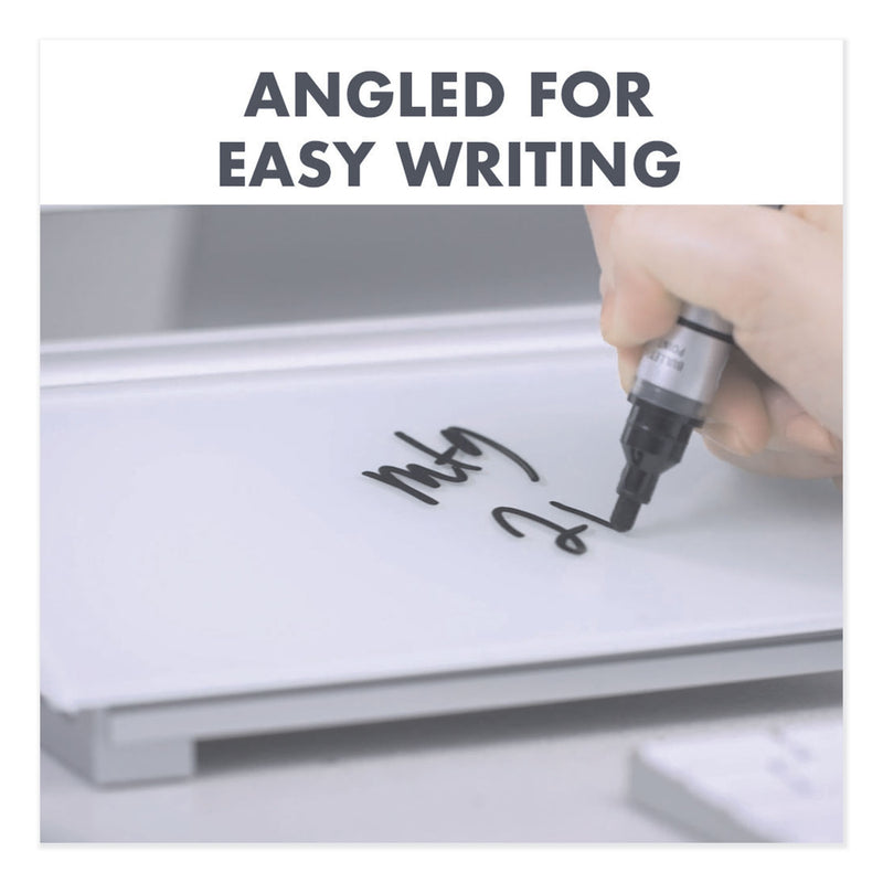 Quartet Glass Dry Erase Desktop Computer Pad, 18 x 6, White