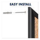 Quartet Classic Series Cork Bulletin Board, 36x24, Black Aluminum Frame