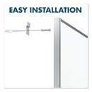 Quartet Fusion Nano-Clean Magnetic Whiteboard, 48 x 36, Silver Frame