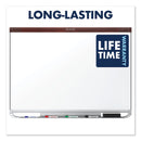 Quartet Prestige 2 DuraMax Magnetic Porcelain Whiteboard, 96 x 48, Mah. Frame
