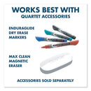 Quartet Fusion Nano-Clean Magnetic Whiteboard, 72 x 48, Silver Frame