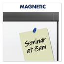 Quartet Prestige 2 DuraMax Magnetic Porcelain Whiteboard, 72 x 48, Graphite Frame