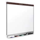 Quartet Prestige 2 DuraMax Magnetic Porcelain Whiteboard, 96 x 48, Mah. Frame