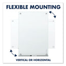 Quartet Infinity Magnetic Glass Marker Board, 36 x 24, White