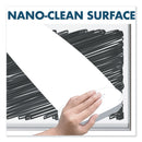 Quartet Fusion Nano-Clean Magnetic Whiteboard, 96 x 48, Silver Frame